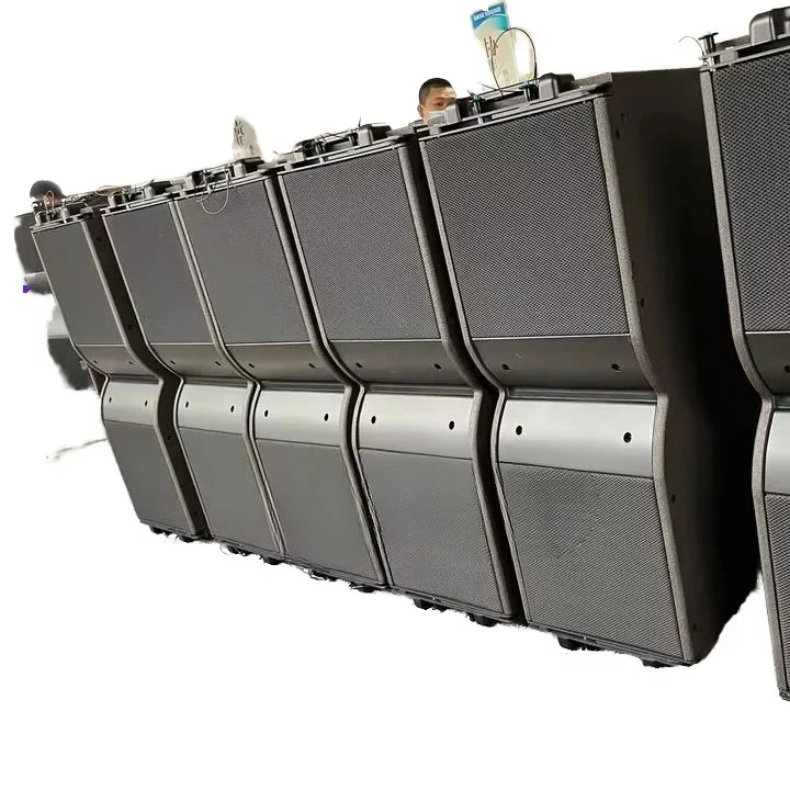 

Professional H10 Audio Video Sound System Double 10-inch 1200W Active/Passive Line Array Speakers Wooden Material Enhanced Sound