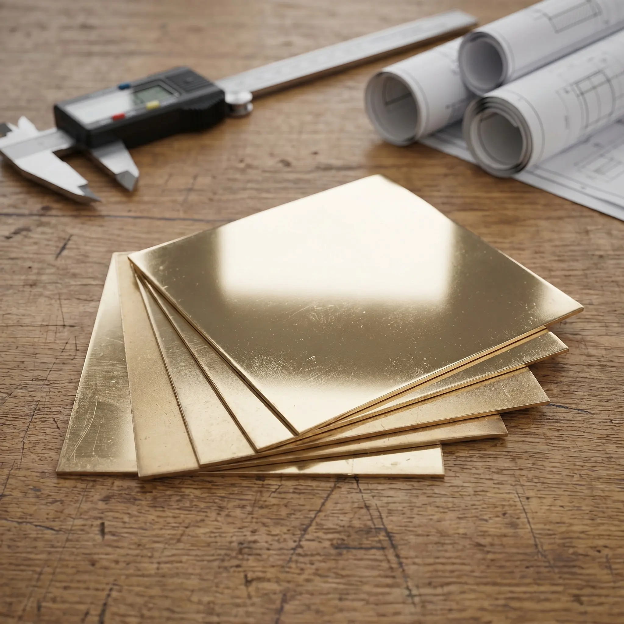 4Pcs Brass Sheet Name Plates Polished Smooth Thin Metal Sheets Fine Edges for Jewelry Making Crafts Engraving Art Projects
