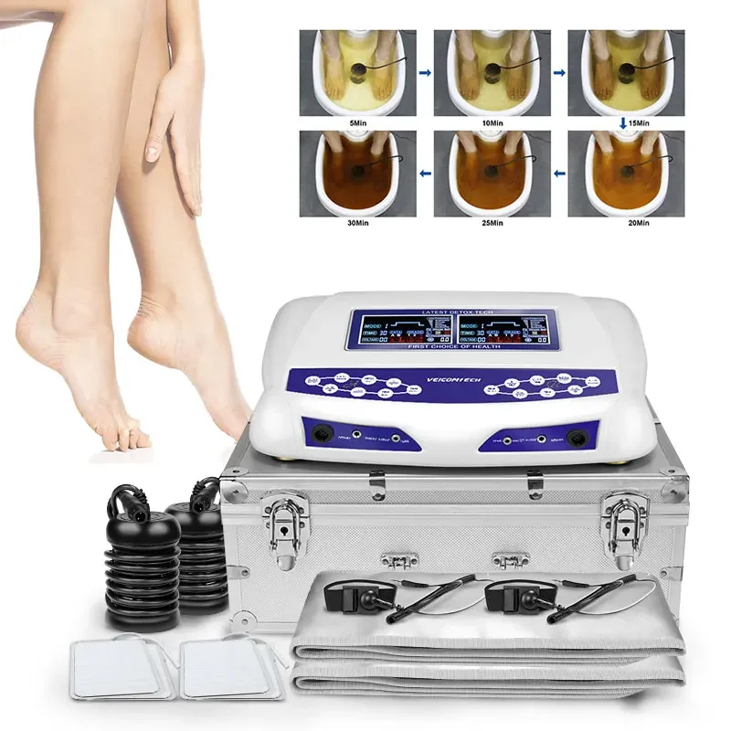 8 Mode Detoxifying Machine Ionic Cleanse Detox Equipment Dual Foot Detox Machine