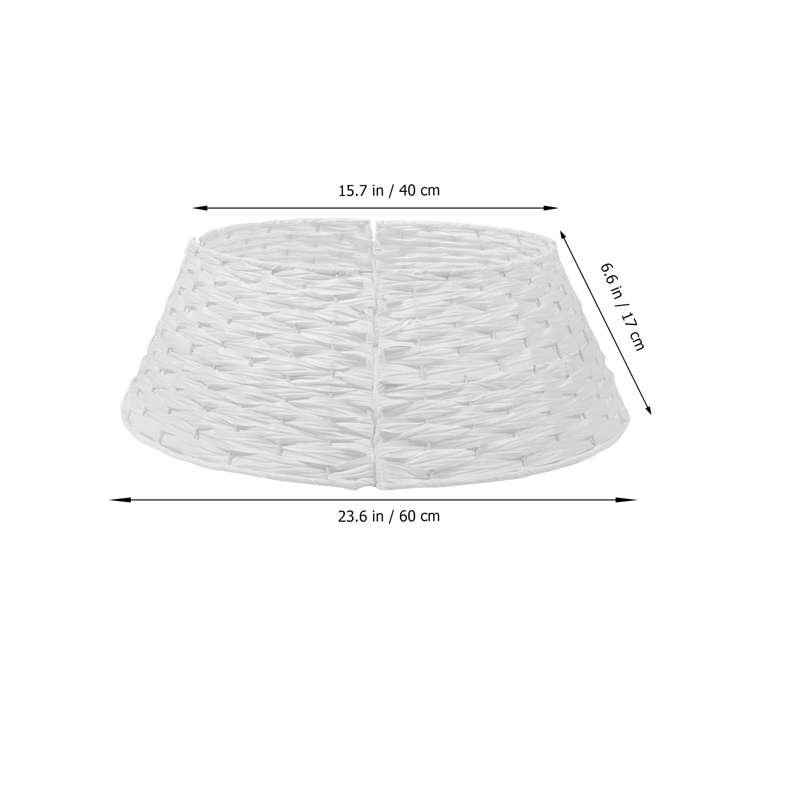 

Christmas Tree Collar Woven Texture Rustic Style Decorative Basket For Xmas Tree Base Party Home Hotel Bar Supermarket