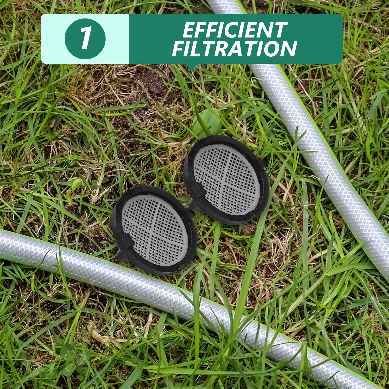

2Pcs Garden Hose Strainer Filter Robust Construction Floating Dip Tube Filter for Sprayer Oil Pump Industrial Equipment Water