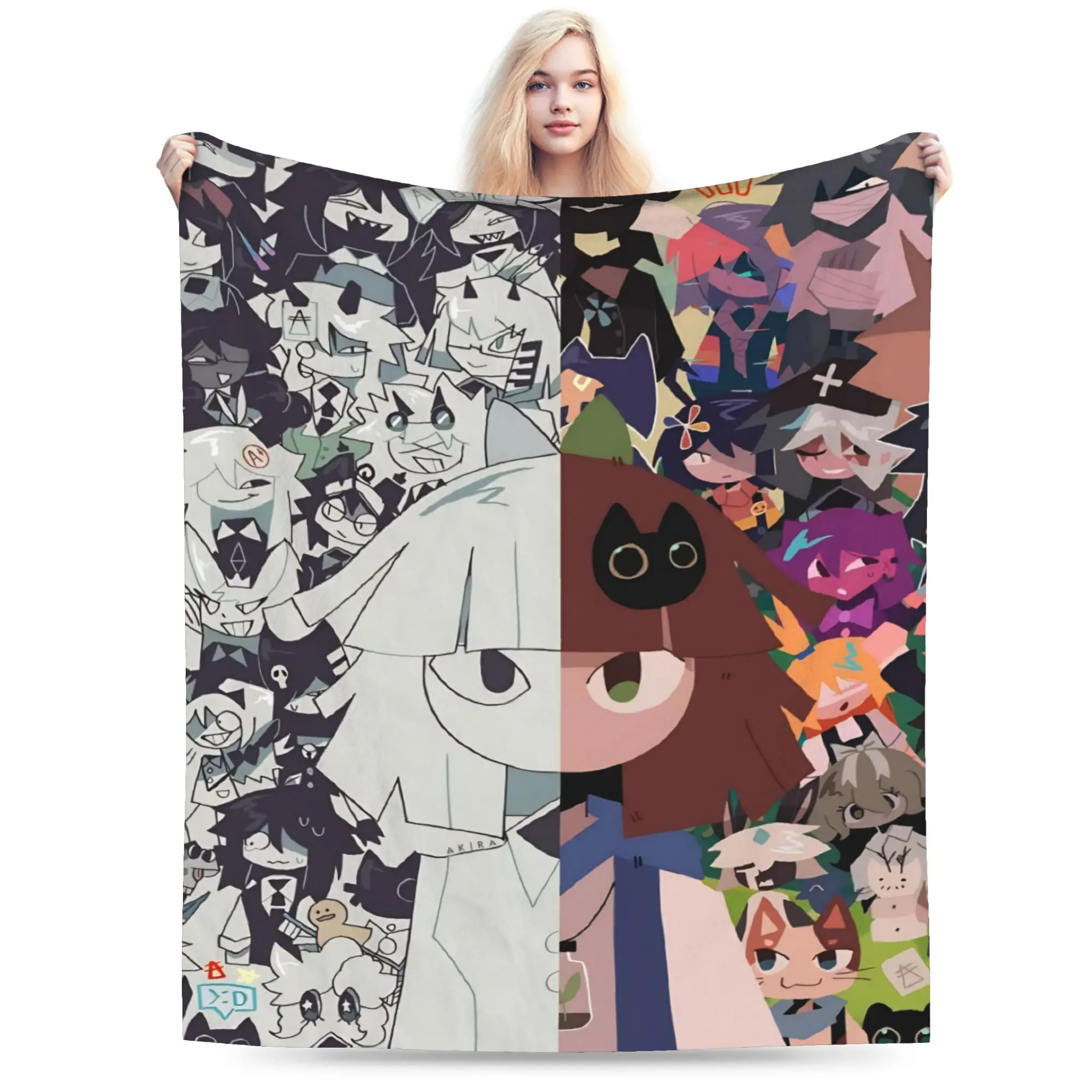 FPE Fundamental Paper Education Throw Blanket for Couch  Soft Cozy Plush Blanket Multi-size Bedspreads for All Seasons