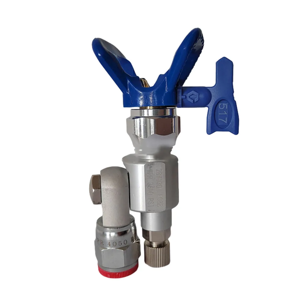 287030 Swivel Locking Valve for Airless Paint Sprayers Designed for Clean Pattern Control and Reduced Fluid Drip at the Tip