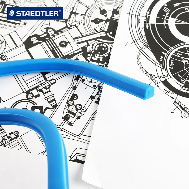 Staedtler 971 regla curva Flexible Mars dibujo serpiente herramienta mecánica serpentina plástico escuela suministros de oficina