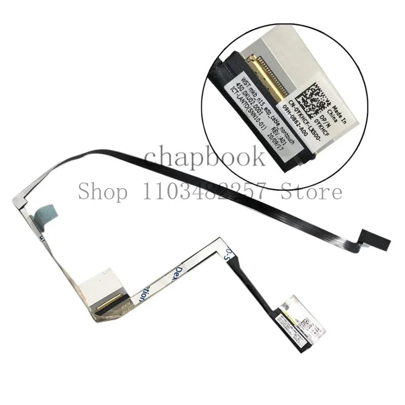 

WYORESY 5PCs for Dell Inspiron 5501 5502 5505 5508 450 0ku02.10.1 0ykhcf 30pin non-touch LCD LVDS LED screen display cable wire