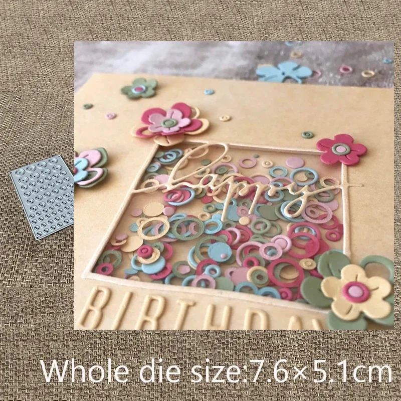 XLDesign Craft Metal Cutting Die cut dies Circle shake card decoration scrapbook Album Paper Card Craft Embossing die cuts