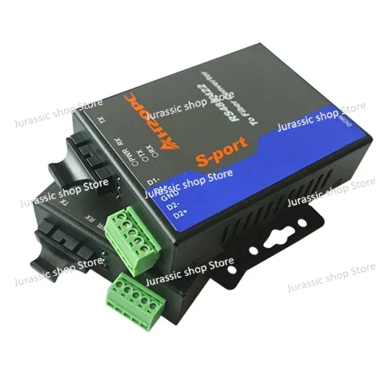 

1 Pair Industrial Grade 2 Way RS485 Optical Fiber Converter 485 Optical Cat 485 Transceiver MODBUS To Optical Fiber