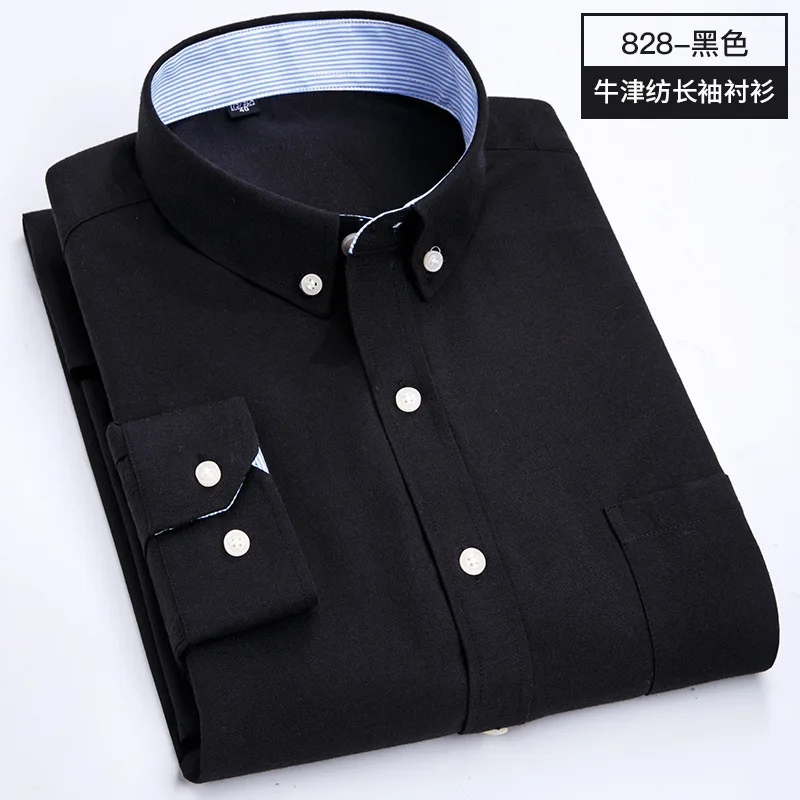 NONE Men Long Sleeve Shirt Oxford 6