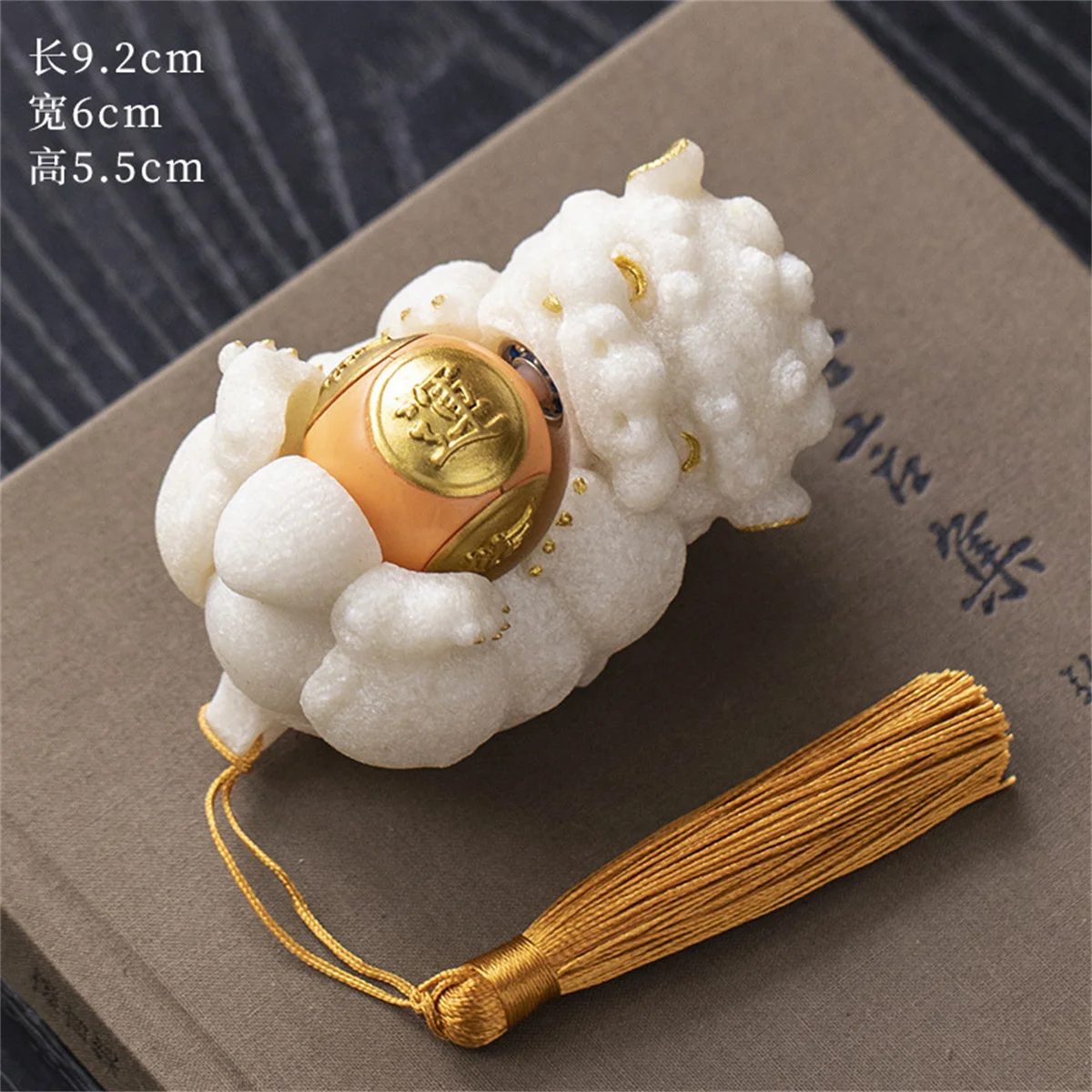 حجر الأسد سطح المكتب الحرف التميمة الضغط لعب الأشياء الصغيرة زينة هدايا عيد الميلاد