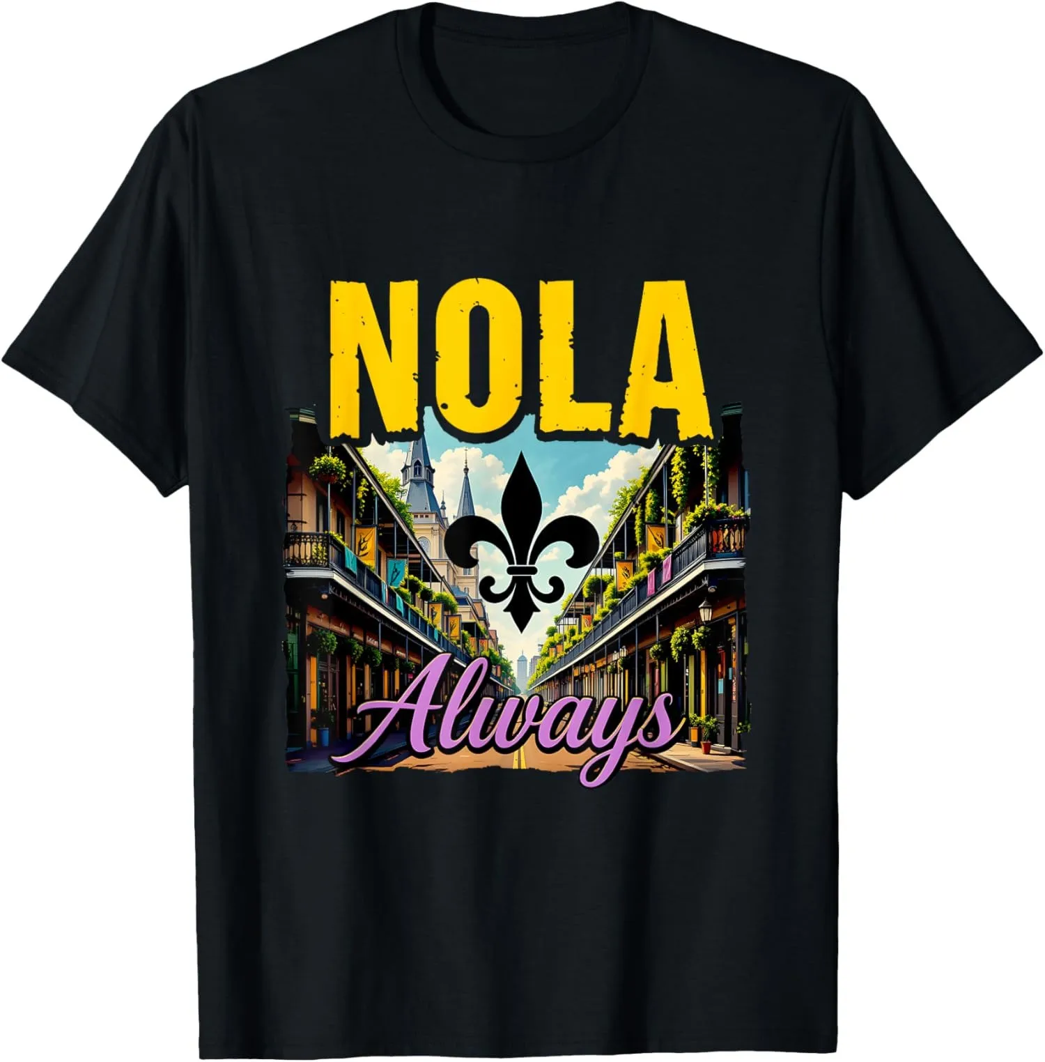 

Nola Never Forget New Orleans Always Support Gift Unisex T-Shirt