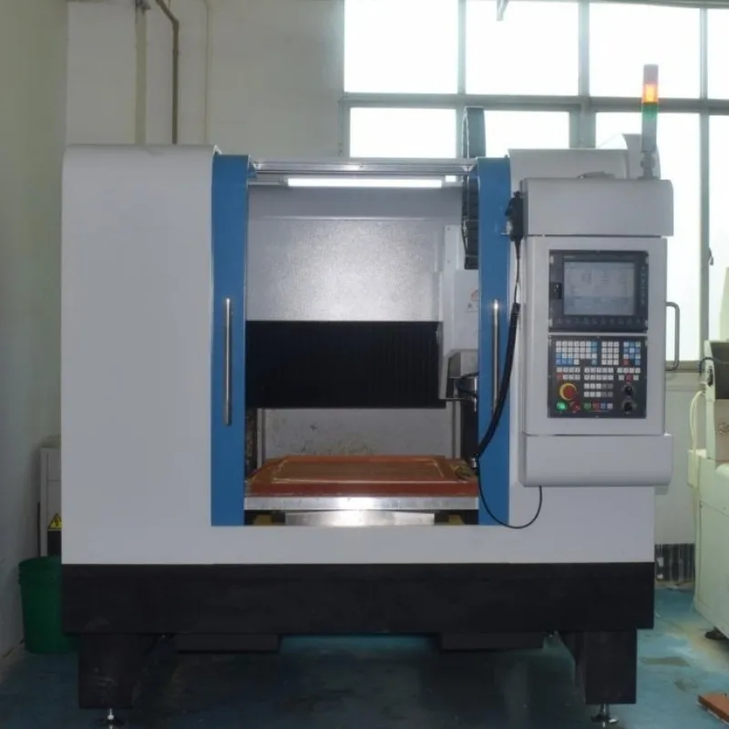 Aluminum alloy machining high-speed engraving and milling machine single head spindle with tool magazine