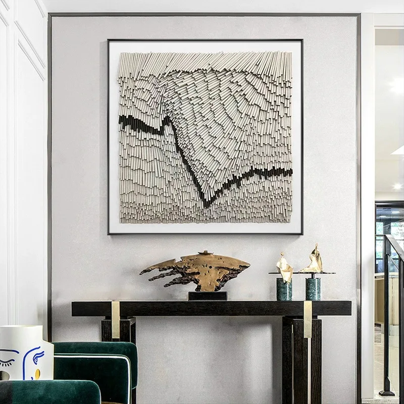 Three-dimensional installation art painting model house villa designer special painting
