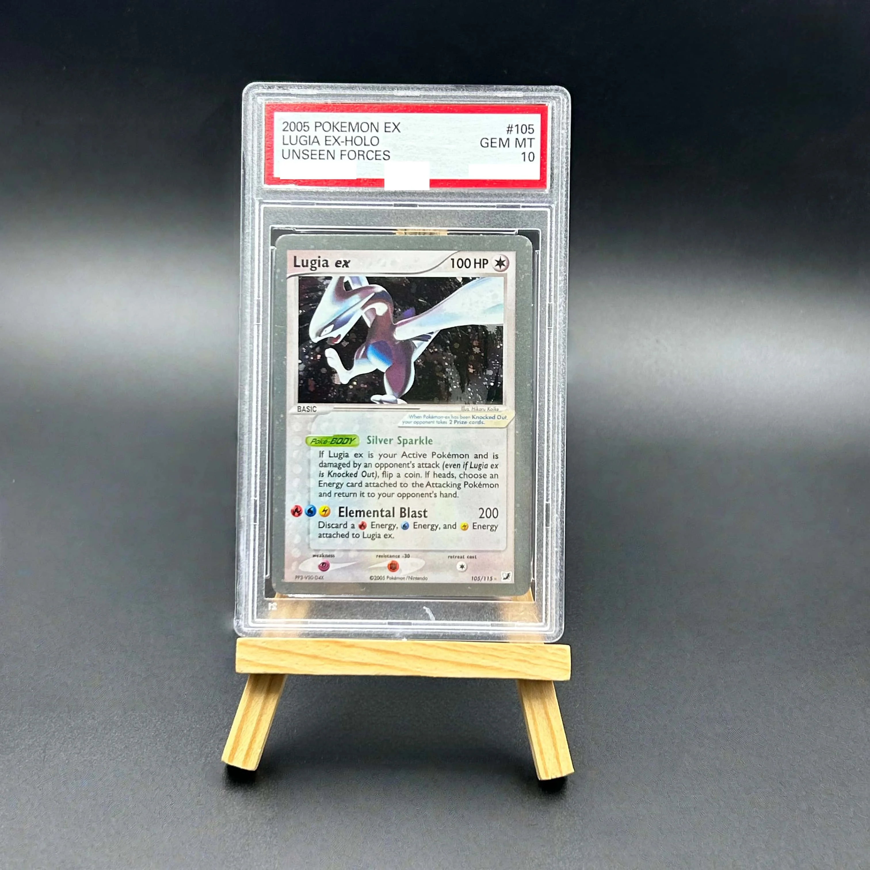 

2005 Pokemon EX Unseen Forces Lugia EX Holo Textured Card - Gem Mint 10 Collectible TCG
