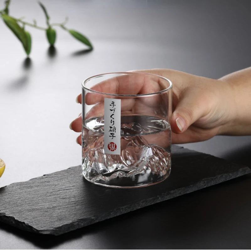 Fuji Berg Tasse Retro japanische Glas Tasse japanische handgemachte Tee Whisky Wein Tasse tibetischen Berg