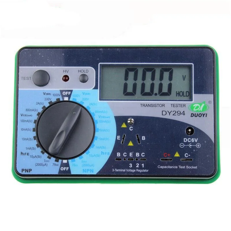 

DY294 LCD Display Digital Transistor DC Parameter Tester Semiconductor Tester Semiconductor Testers Meter