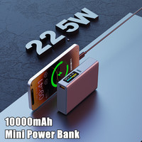 10000mAh Mini Power Bank 22.5W Fast Charging For iphone Samsung Huawei Xiaomi Portable External Battery Fast Charging Charger