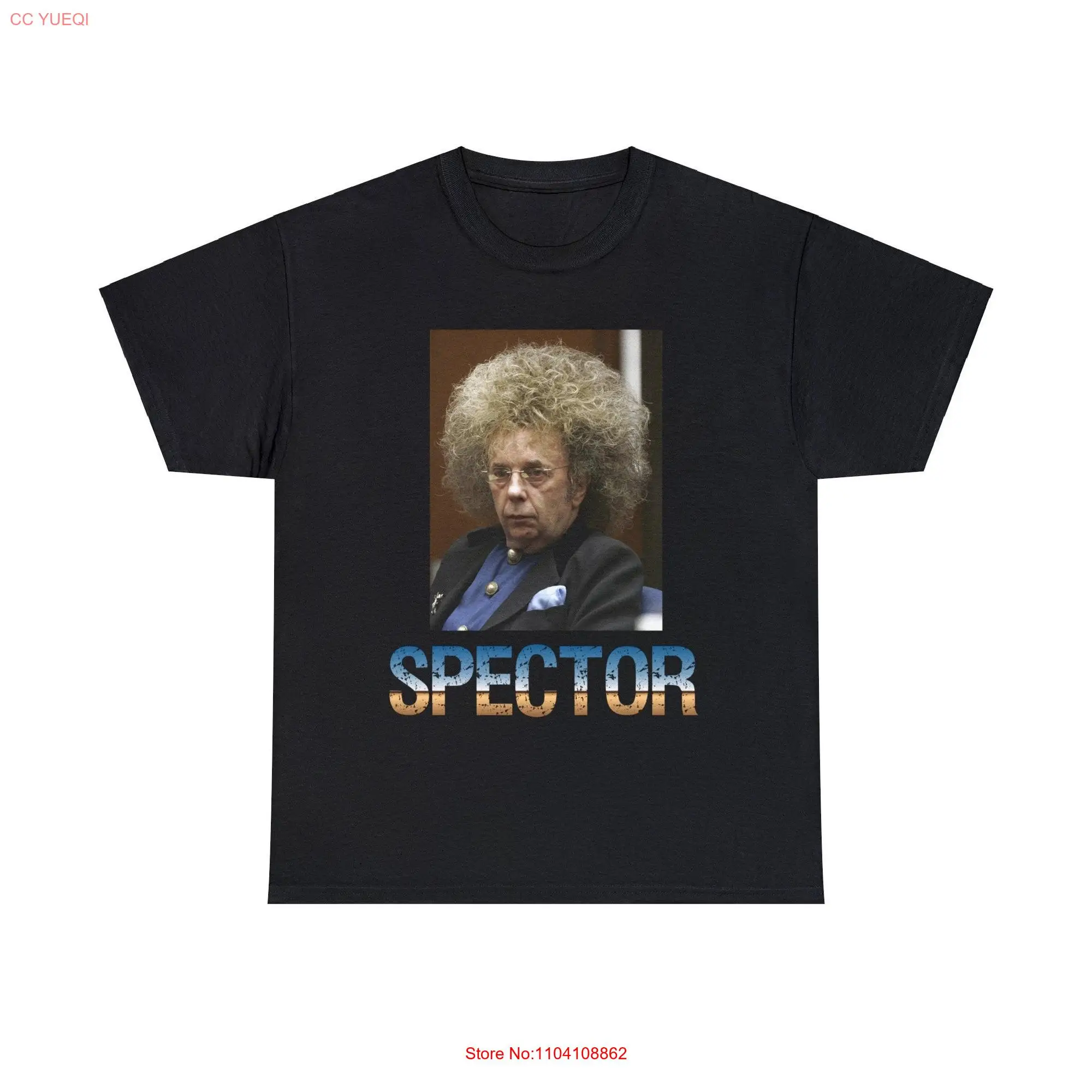 

PHIL SPECTOR Heavy Cotton T Shirt Wall of Sound Rock Music Producer Legend long or short sleeves
