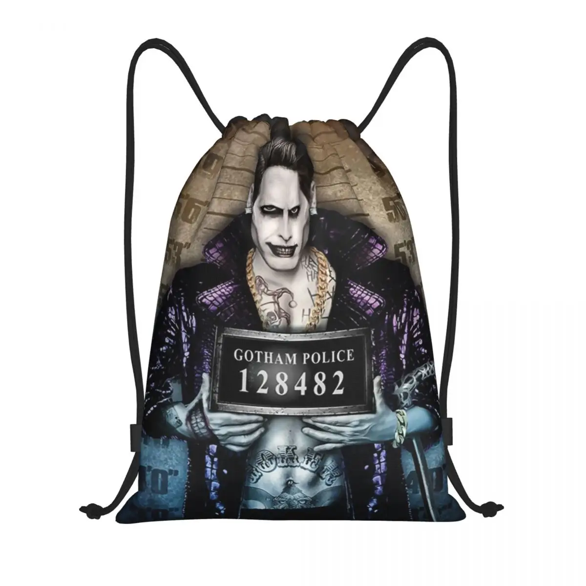 Michael Myers Halloween Horror Movie Serial Killer Drawstring Backpack Bags Lightweight Gym Sports Sackpack Sacks for Traveling