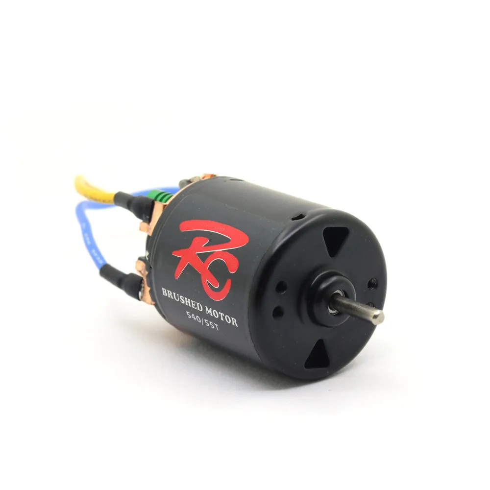 RC 540 21T 35T 45T 55T 80T Brushed Motor & WP-1060-RTR 60A Waterproof ESC for 1/10 RC Car Rock Crawler