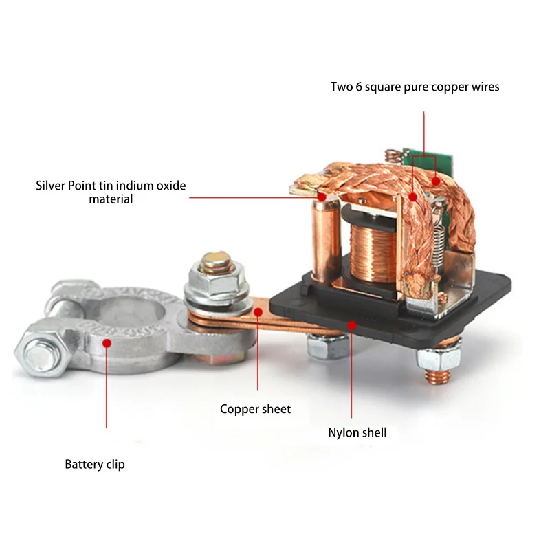 Imagem -03 - Interruptor da Bateria do Controle Remoto sem Fio Auto do Carro Universal Cortou o Isolador Interruptores Mestres Relé Integrado