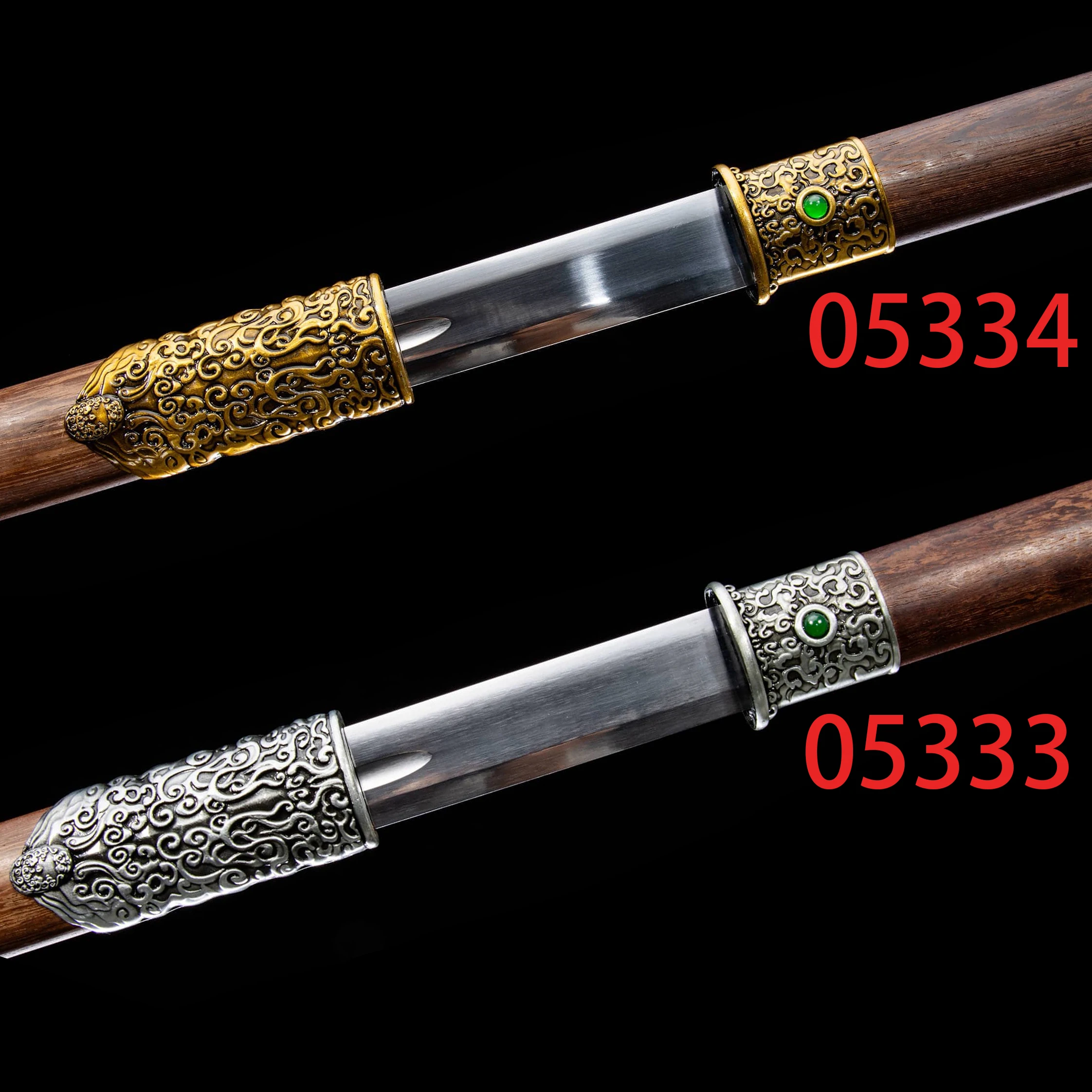 

104cm Medieval Chinese samurai sword full tang Battle Preparation spring Steel Sharp Weapons Ninja Training Knight Kung Fu arts