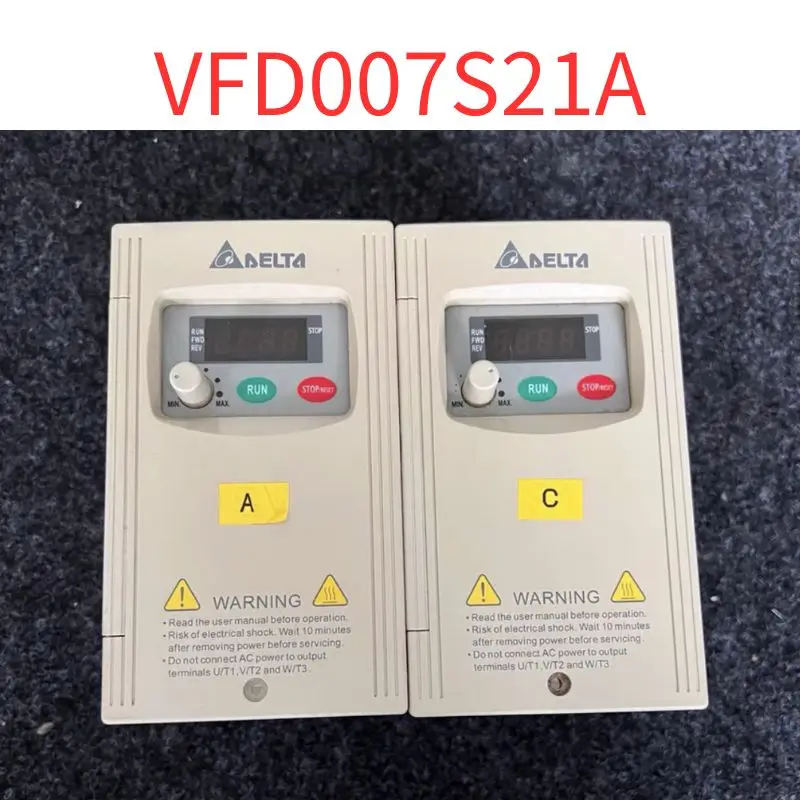 

Second-hand inverter VFD007S21A 0.75KW/220V Test OK