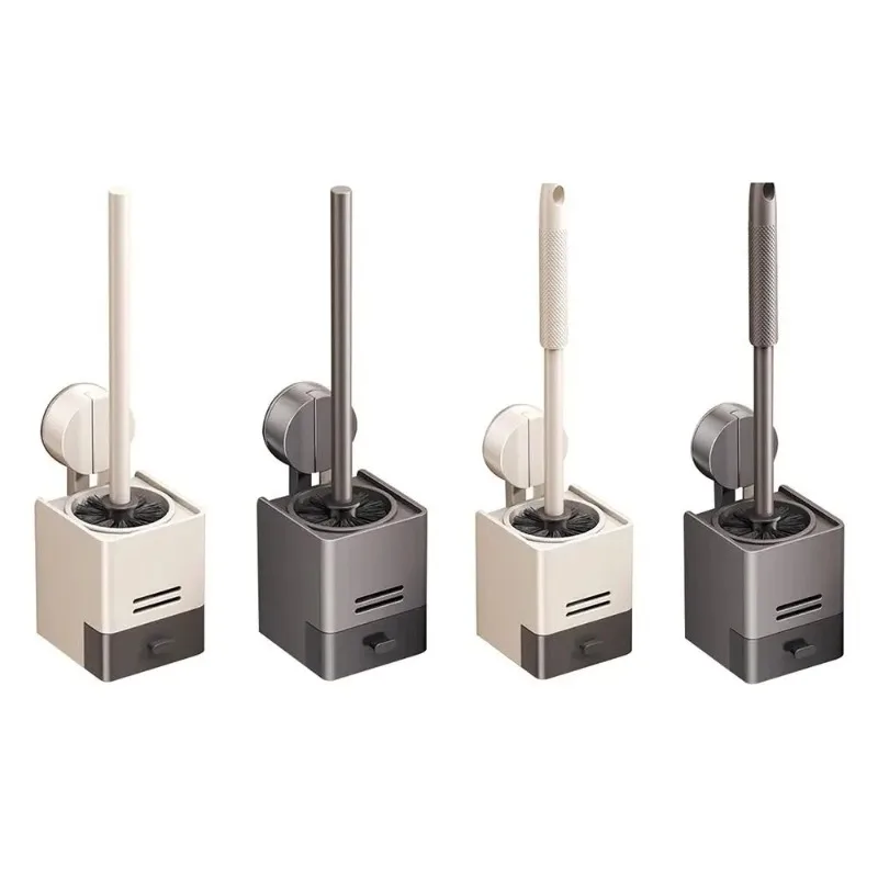 قوية شفط كأس فرشاة المرحاض الجدار شنقا المنزلية لا الميت ينتهي الحمام لا اللكم جدار شنقا فرشاة المرحاض مجموعة #5