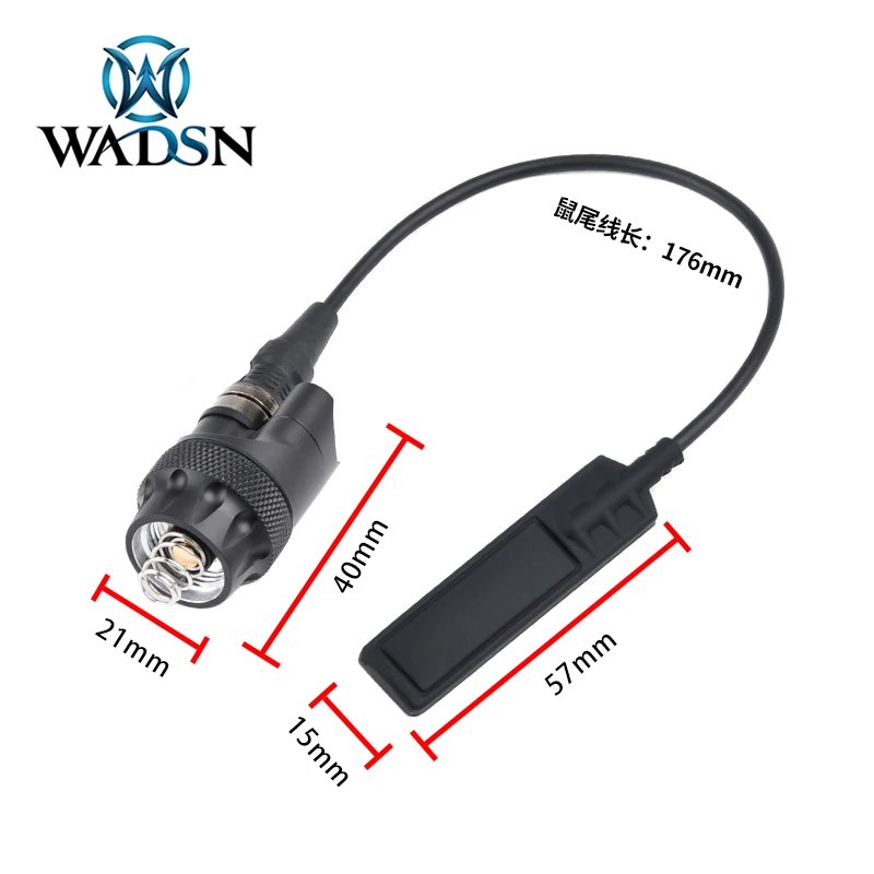 WADSN Metal DS07 WeaponLight Switch For Surefir M300 M600 M340 M640 Socut Light Difunctional Outdoor Hunitng Lamp Accessories