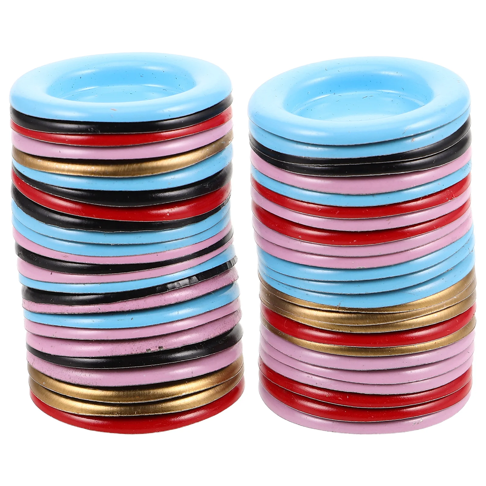 

50Pcs Decorative Incense Accessories Iron Burner Holder Compact Metal Cone Tray for Aromatherapy Relaxation Home Decor