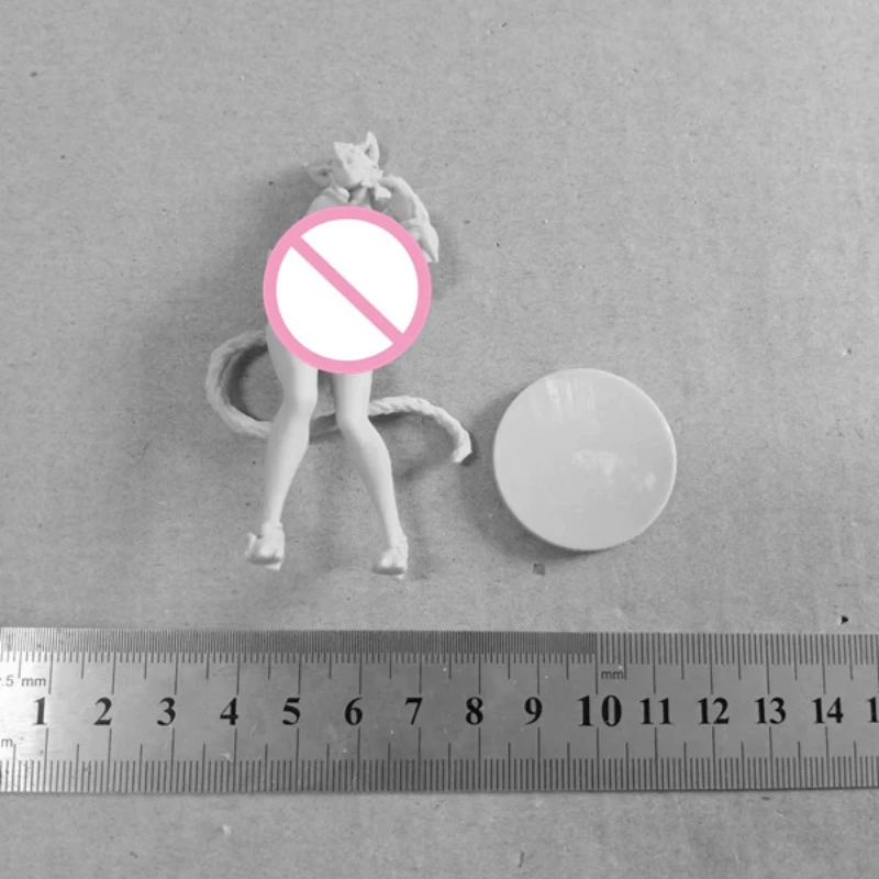 Figurine en résine Cat Girl Nsfw, échelle 1/24, 75mm, Kit de modèle à assembler, jouet de Statue 3D non assemblé et non peint