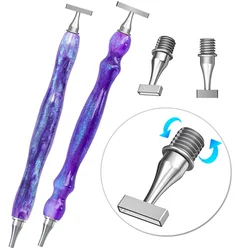 New Resin Diamond Painting Pen, Thin Multifunctional Stainless Steel Threaded Tip Diamond Art Pen For Diamond Painting Nail Art