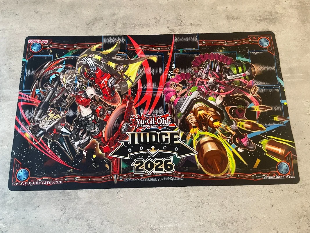 

600x350mm Yu-Gi-Oh! 2026 Judge Tune Remix Playmat 1.5mmNoSeamEdge Kewl Tune RS Single Player Duel Board Game Rubber Card Mat Toy