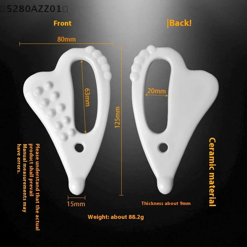 

〔HMA58〕Ceramic GuaSha Soard Skin Scraping Tools Face Massager Lift Acupoint Massager Whole Body Relax Body Meridian Scraper