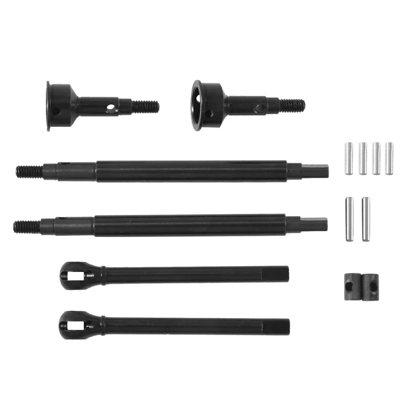 

A63T-Front And Rear Drive Shaft CVD Driveshaft Hardened Steel Replacement For Traxxas TRX4M 1/18 RC Crawler Car Upgrade Parts