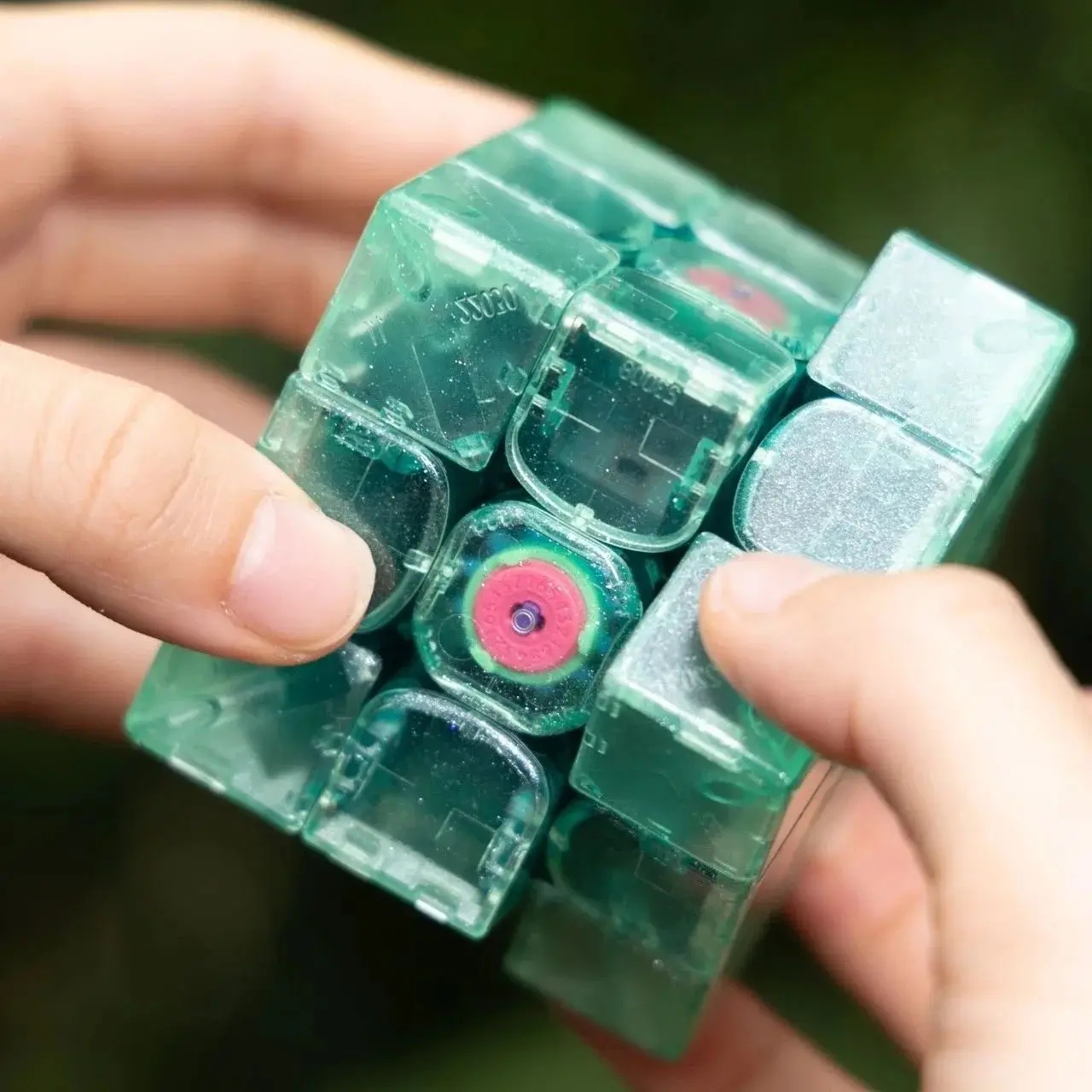 GAN15 Maglev Emeraldox Gan 3x3 cubo colección limitada de verano SpeedCube cubo magnético competición profesional juguete rompecabezas mágico