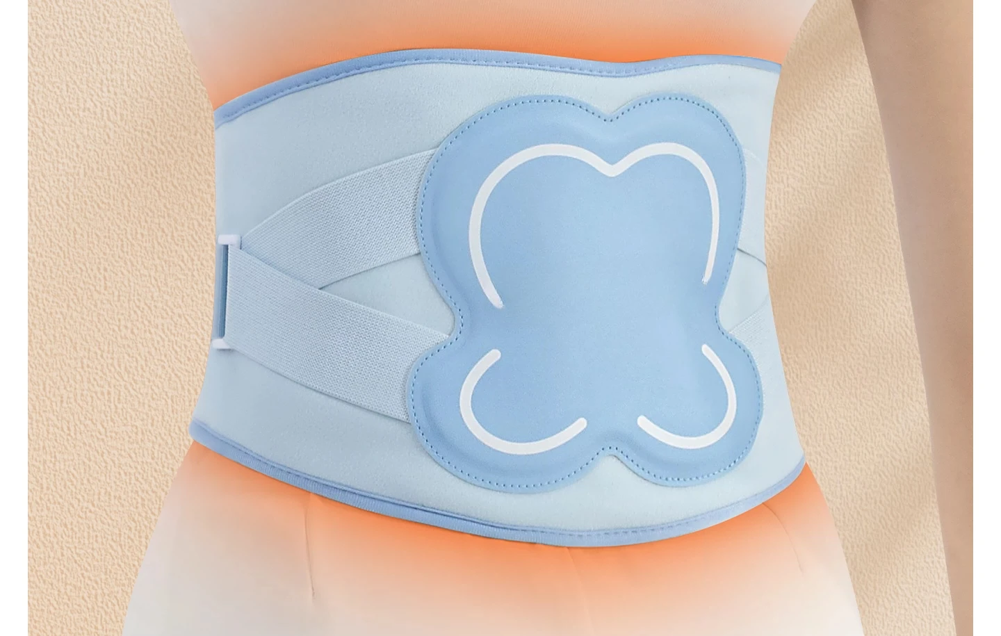 Waist protection with electric heating application to prevent cold, great aunt pain, waist massage instrument