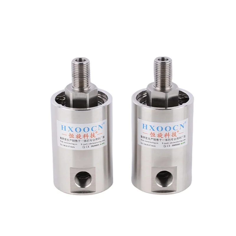 High Speed Durable Single Rotary Joint Stainless 360 Degree Transfer Air Gas  Threaded Interface G 1/4