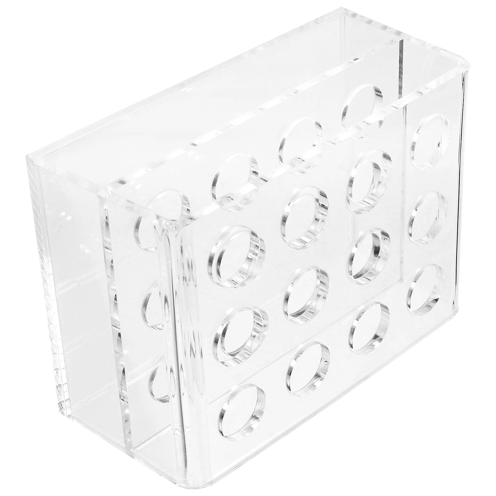 

Acrylic Holder Display Stand Clear Desk Organizer Brush Fountain Holder Dry Erase Marker Storage Pen Rack Whiteboard Pen Stand