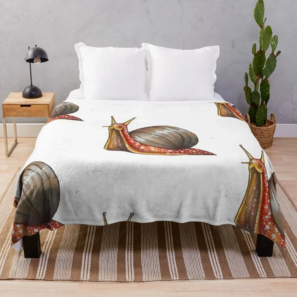 

Snailed It! Throw Blanket for winter Bed Fashionable Hairy for sofa Blankets