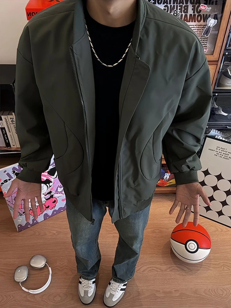 

Мужская бейсбольная куртка в стиле милитаризма MA Flight Jaet, осенняя модная сенсация, облегающий силуэт в стиле ретро