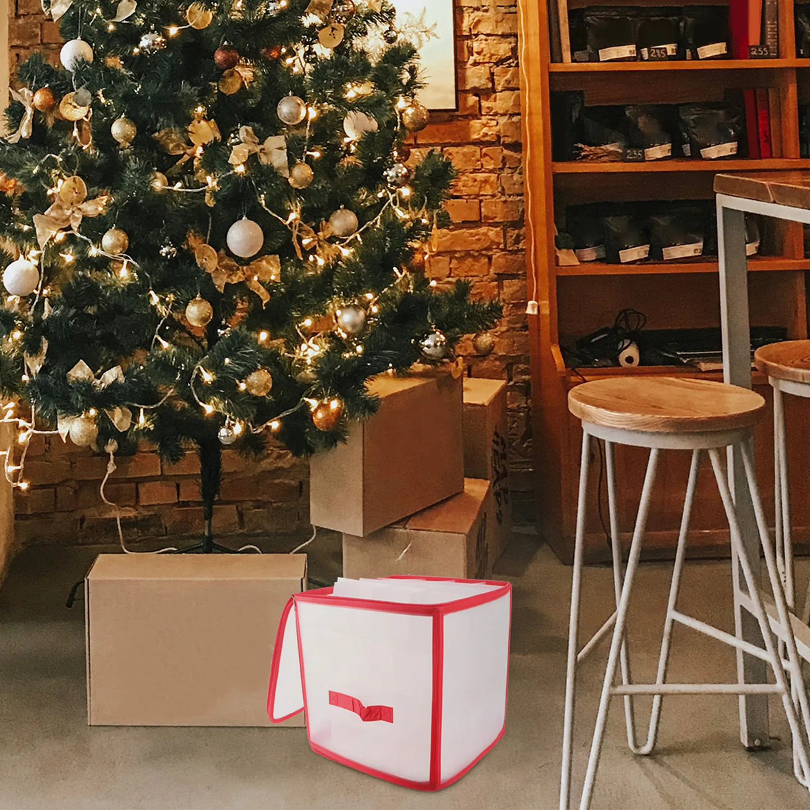 1Pcs Elegant Christmas Storage - Lighting Tree Decor review and price