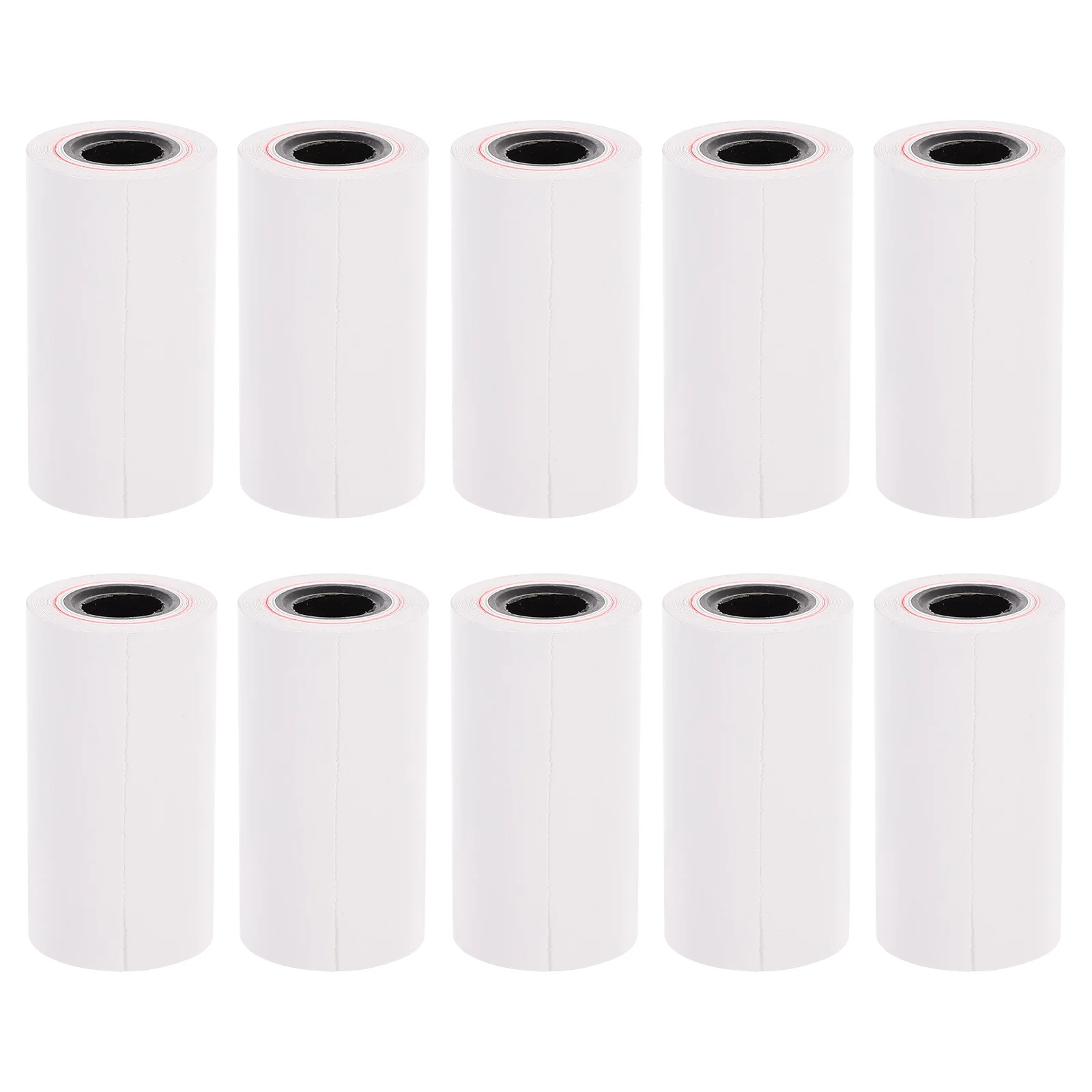 

10pcs View Tester Paper Rolls Premium Thermal Paper For Pos Clear Printing Smooth Flat Surface Compatible With Cash Register