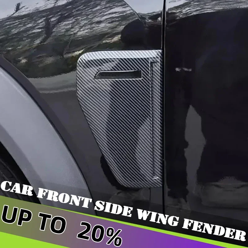 

Переднее боковое крыло автомобиля подходит для Jetour Traveler T2 2023 2024 2025, боковая наклейка на кузов, вентиляционное отверстие, декоративная крышка