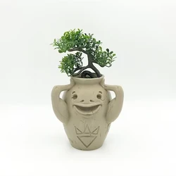 Cute Goron Vase Succulent Plant Flower Pot PLA Container Flowerpot Figure Garden Decor Tabletop Ornament