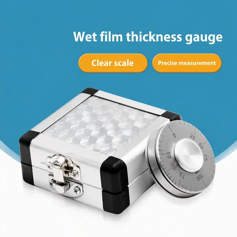 Roller Type Wet Film Thickness Gauge Wheel Coating Thickness Measurement Tool for Paint Ink and Viscous Liquids