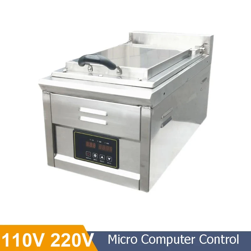 Máquina para freír Gyoza de bola de masa hervida eléctrica Digital de ordenador de 220V, cocina de Gyoza frita, olla para dumplings, sartén frita, máquina freidora de pan Gyoza