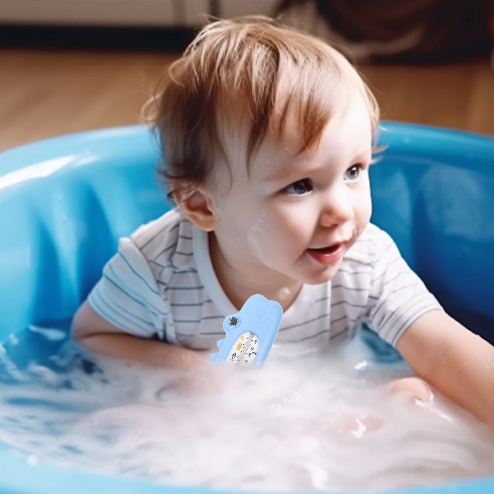 

Cute Cartoon Bath Water Temperature Display Digital Room Thermometer Portable Pool Thermometer For Infant Tub Measurement