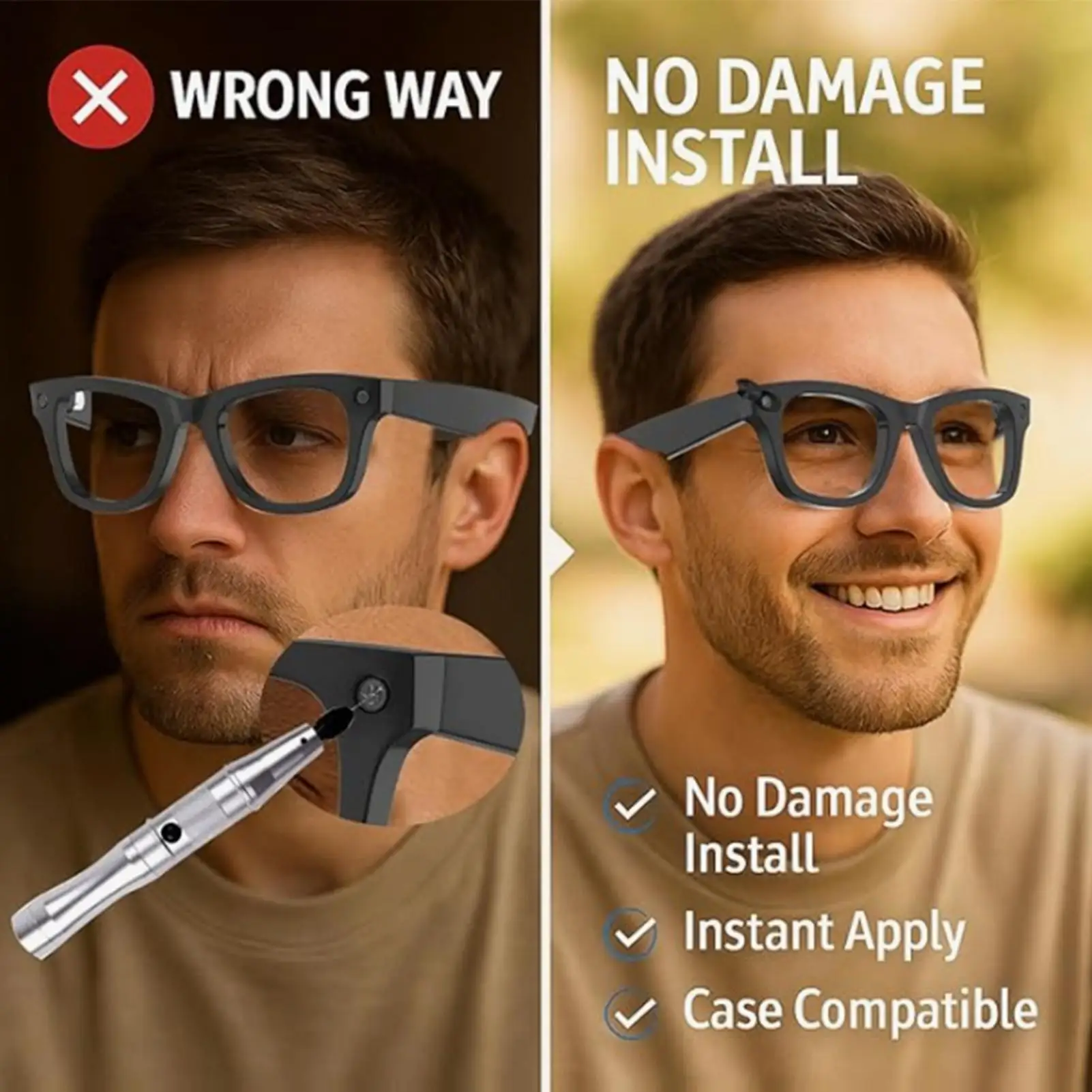 For RayBansMeta Glasses Camera Cover 3 Pieces Anti-Spying Smart Electronics Supplies Accessories Camera Protection Cover view 2