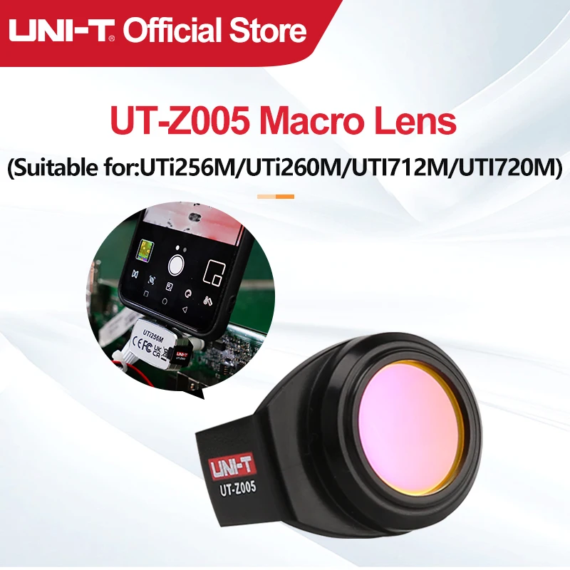 UNI T Macro Lens For Thermal Camera UT-Z005 Near Focus Magnifying Lens Applicable To UTI256M UTI260M