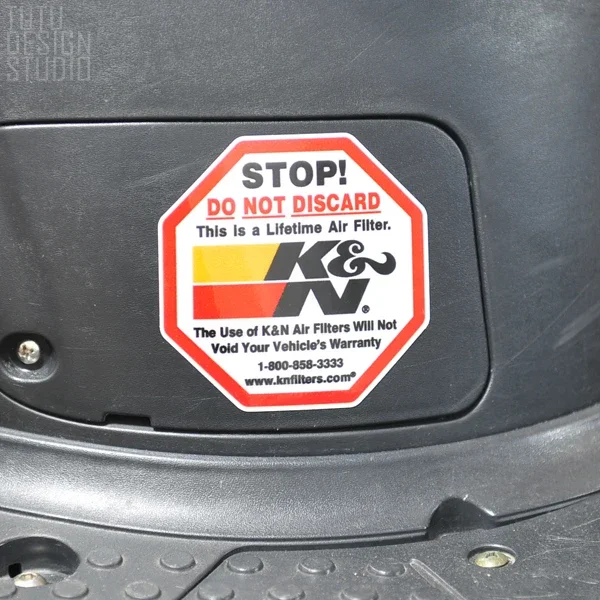 Large-flow Air Intake Retrofit Car Vinyl Stickers Air Filter Auto Styling Decals